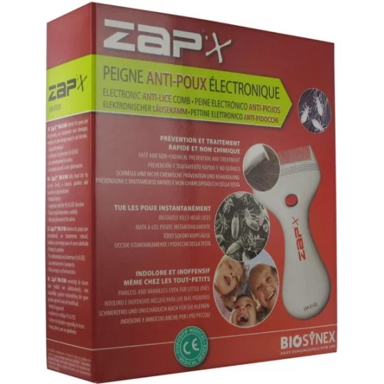 ZAP'X Peigne Anti-Poux Electronique
