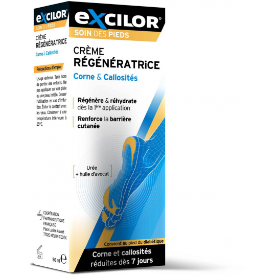 Excilor Crème Régénératrice Cornes et Callosités 50 ml - image 2