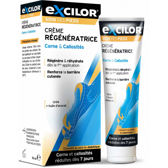 Excilor Crème Régénératrice Cornes et Callosités 50 ml - image 1