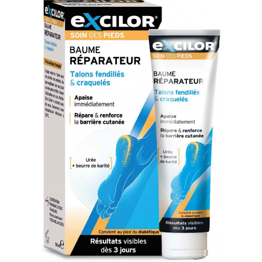 Excilor Baume Réparateur Talons Fendillés et Craquelés 50 ml