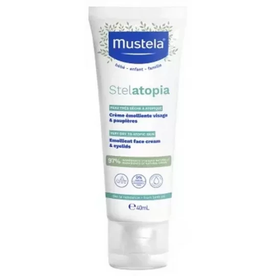 Mustela Stelatopia Crème Emolliente Visage 40 ml