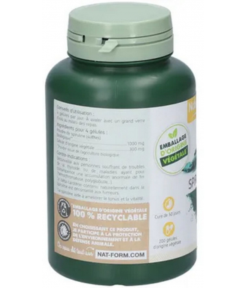 Nat&Form Spiruline Bio x 200