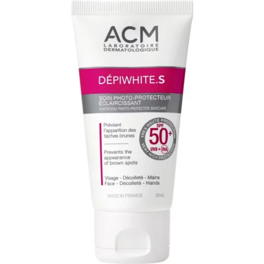 ACM Dépiwhite S SPF50+ Soin Photoprotecteur Eclaircissant 50 ml