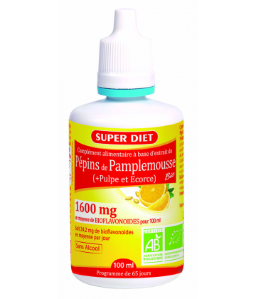Superdiet Pépins de Pamplemousse 1600 mg 100 ml