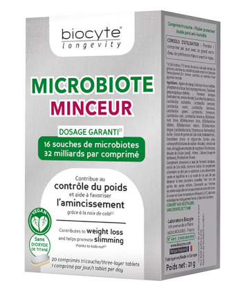 Biocyte Longevity Microbiote Minceur Comprimés x 20