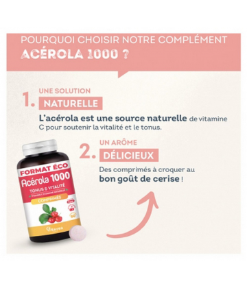 Nutrisanté Acérola 1000 Comprimés x 60