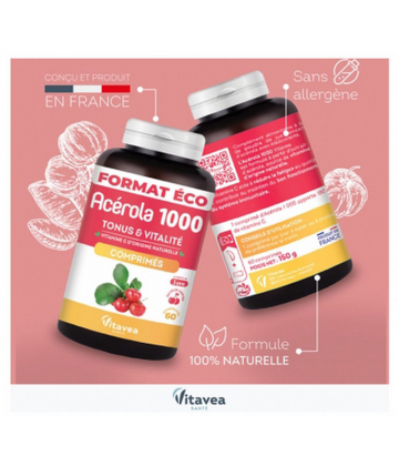 Nutrisanté Acérola 1000 Comprimés x 60