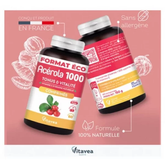 Nutrisanté Acérola 1000 Comprimés x 60 - image 3