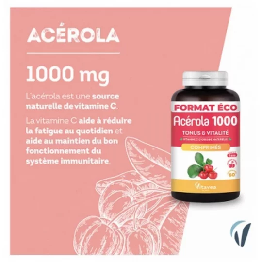 Nutrisanté Acérola 1000 Comprimés x 60 - image 5