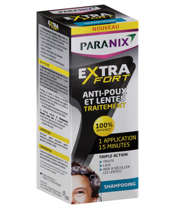Paranix Extra Fort Shampooing Anti-Poux et Lentes 100 ml