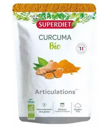 Superdiet Curcuma Poudre Bio 200 g