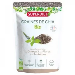 Superdiet Graines de Chia Bio 200 g