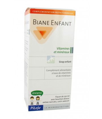 PiLeJe Biane Enfant Vitamines et Minéraux 150 ml