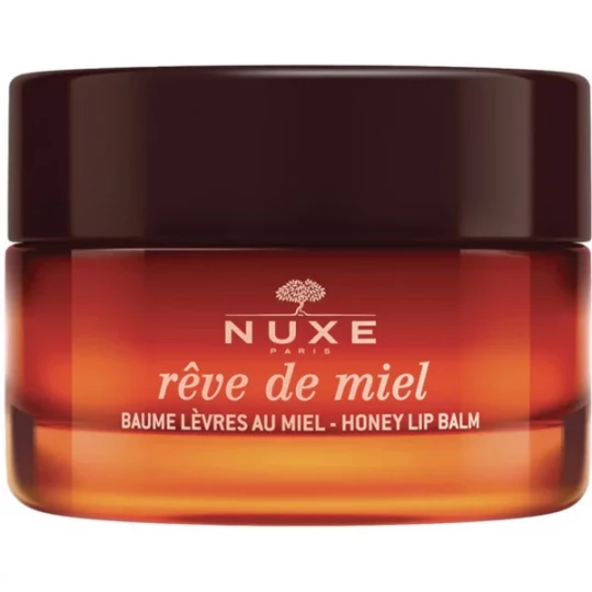 Nuxe Rêve de Miel Baume Lèvres au Miel Ultra-Nourrissant et Réparateur 15 g