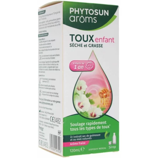 Phytosun Arôms Sirop Enfant Toux Sèche et Grasse