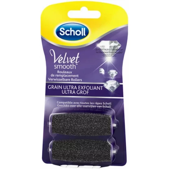 Scholl Velvet Smooth Express Diamonds Grain Ultra-Exfoliant Recharge x 2