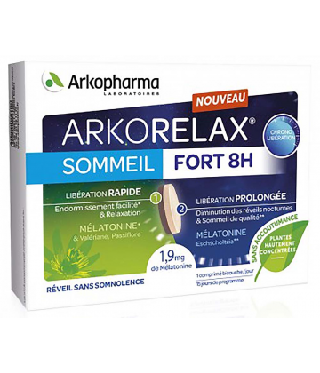 Arkopharma Arkorelax Sommeil Fort 8 h x 15