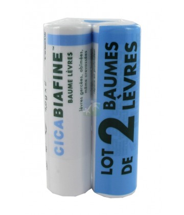 CicaBiafine Baume Lèvres 2 x 4,8 g