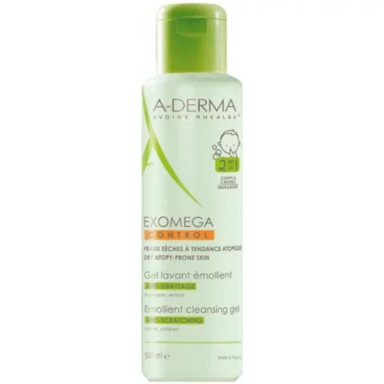 A-Derma Exomega Control Gel Lavant Emollient Anti-Grattage - image 2
