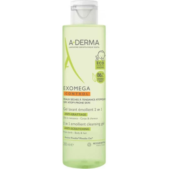 A-Derma Exomega Control Gel Lavant Emollient Anti-Grattage - image 7