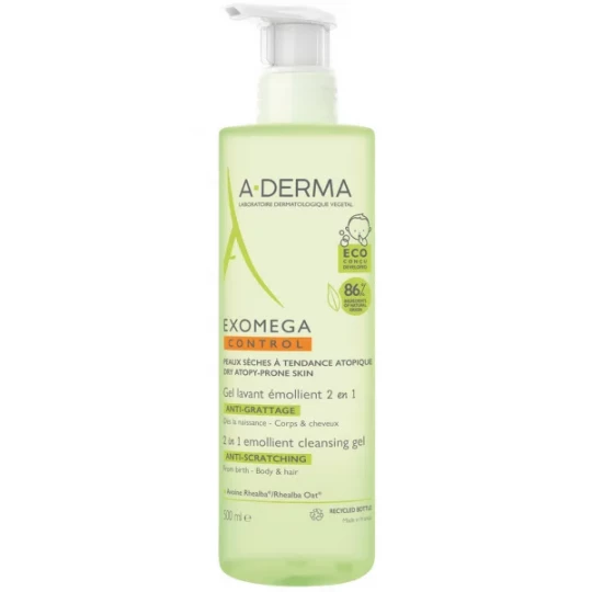 A-Derma Exomega Control Gel Lavant Emollient Anti-Grattage - image 8