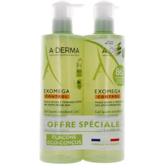 A-Derma Exomega Control Gel Lavant Emollient Anti-Grattage - image 9