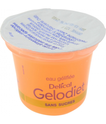 Delical Gelodiet Eau Gélifiée avec Edulcorant Saveur Orange 4 x 120 g - image 2