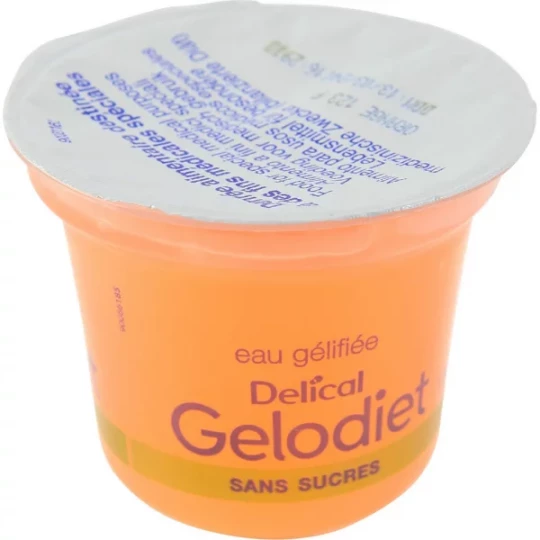 Delical Gelodiet Eau Gélifiée avec Edulcorant Saveur Orange 4 x 120 g - image 2