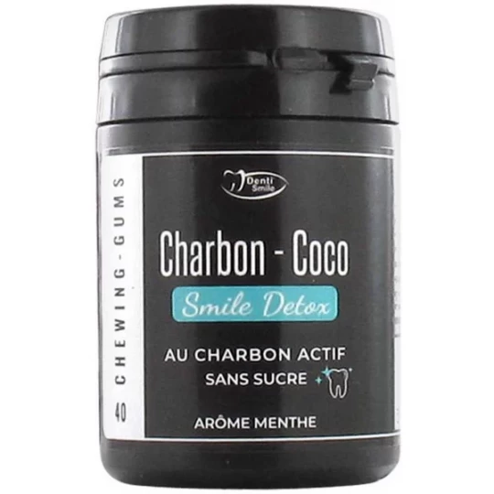 Denti Smile Charbon-Coco Smile Detox Chewing-gums x 40
