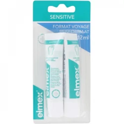 Elmex Sensitive Dentifrice Tubes de Voyage 2 x 12 ml