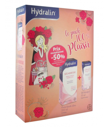 Hydralin Sécheresse Crème Lavante 200 ml + Lubrifiant 50 ml