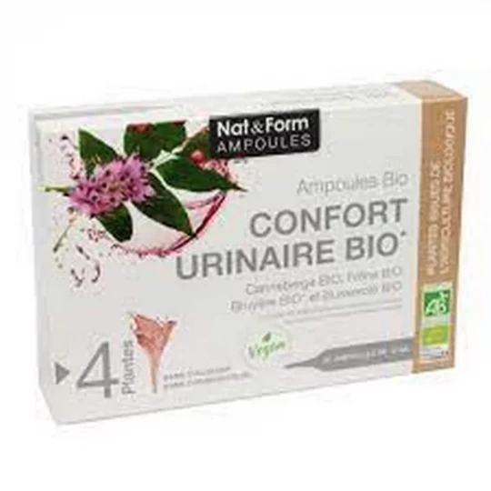 Nat&Form Confort Urinaire Bio Ampoules x 20