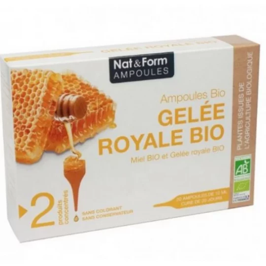 Nat&Form Gelée Royale Bio x 20