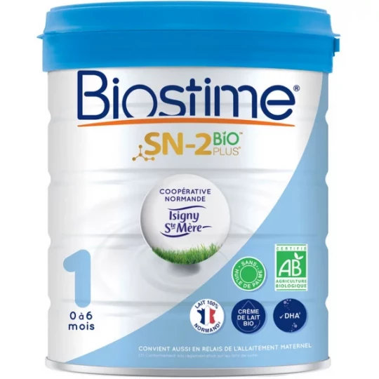 Biostime Lait 1er âge Bio 800 g