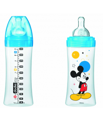 Dodie Biberon 2ème âge Initiation+ Mickey 330 ml