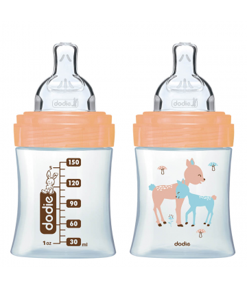 Dodie Biberon Verre 1er âge Sensation+ Biche 150 ml