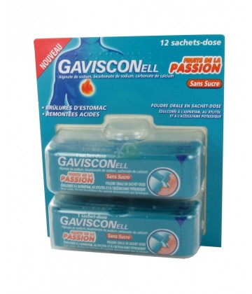 Gavisconell Fruits de la Passion Sans Sucre x 12