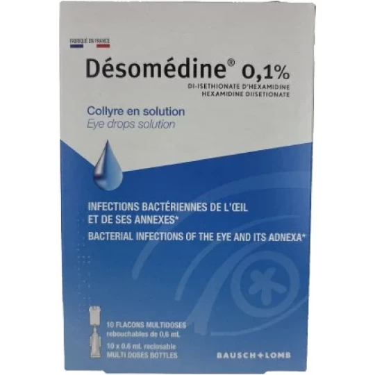 Désomédine 0,1% Doses x 10