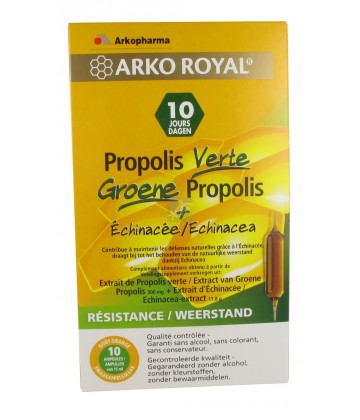 Arko Royal Propolis Verte + Echinacée 10 x 15 ml