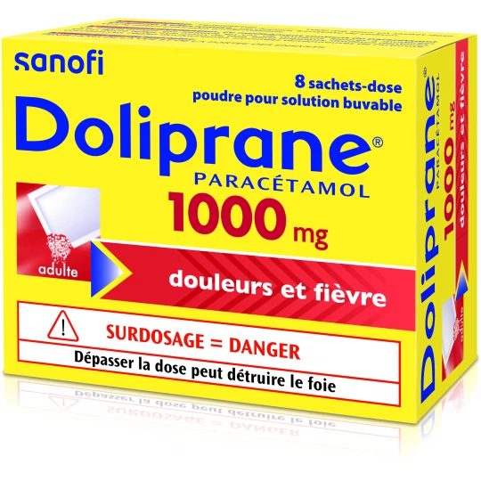 Doliprane 1000 mg Sachets x 8