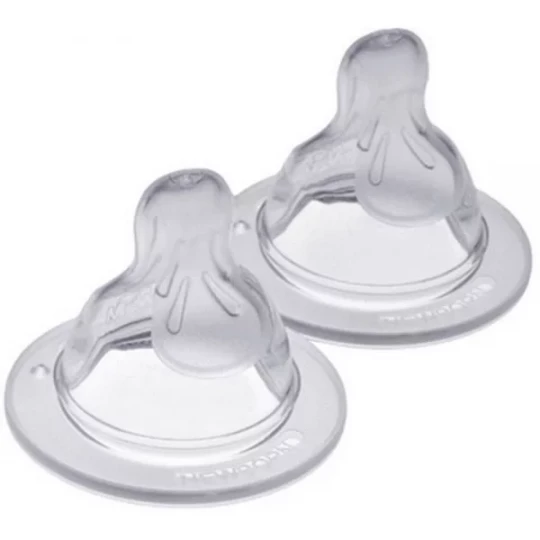 MAM Tétine Débit 2 Moyen Silicone x 2