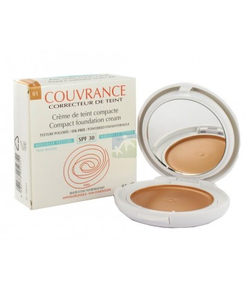 Avène Couvrance Crème de Teint Compacte Oil-free Pocelaine n°1