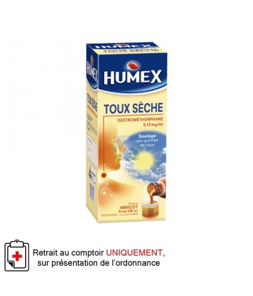Humex Sirop Toux sèche Dextromethorphane Adultes 200 ml
