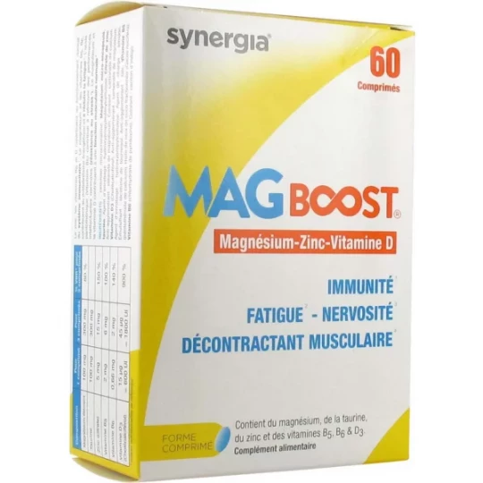 Synergia Mag Boost Comprimés x 60