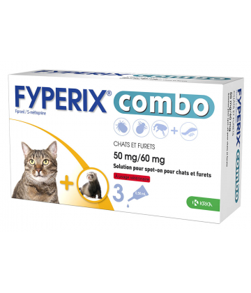 Fyperix 50 mg Spot On Chats x 3
