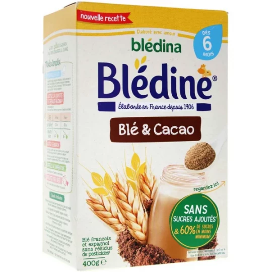 Blédine Céréales Saveur Cacao 400 g