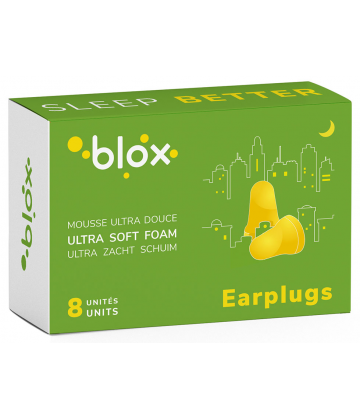 Blox Bouchons d'Oreille en Mousse Conique x 8
