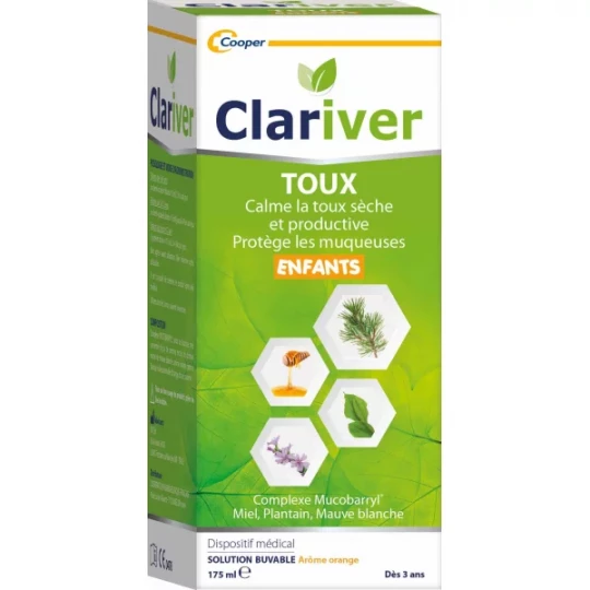 Clariver Toux Solution Buvable Enfant 175 ml