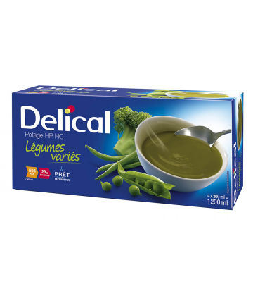 Delical Potage HP/HC Légumes Variés 4 x 300 ml