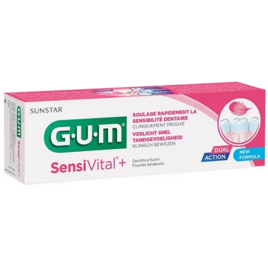 GUM Dentifrice SensiVital+ 75 ml